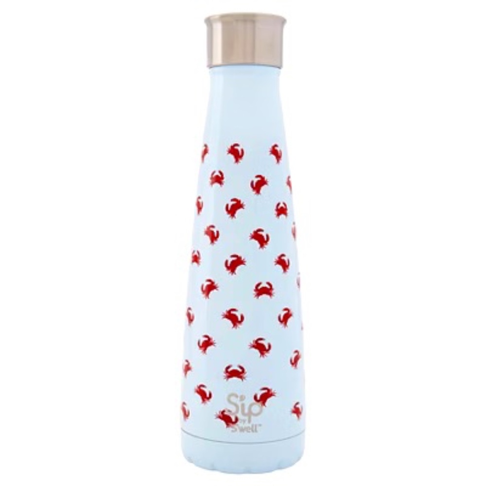 Sip by S'well Thermal Flask Crab Walk Vacuum Insulated Water Bottle